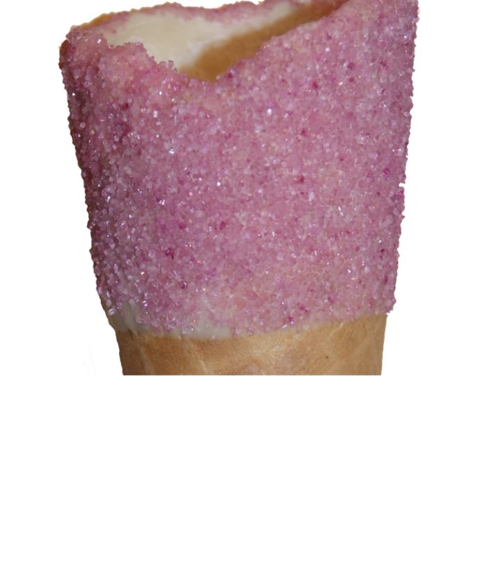 Cotton Candy close up cone top