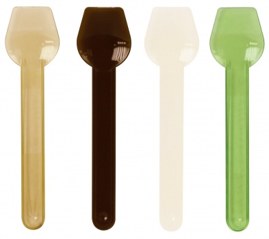 Compostable spoons for tubs