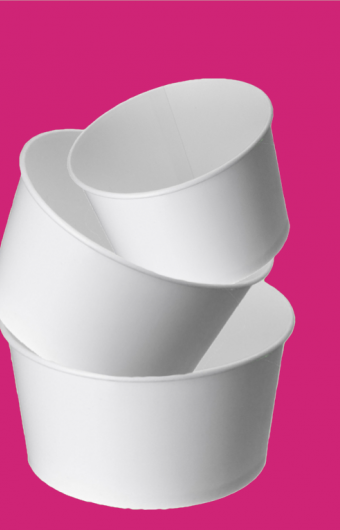 Tubs White Plain Pink Background