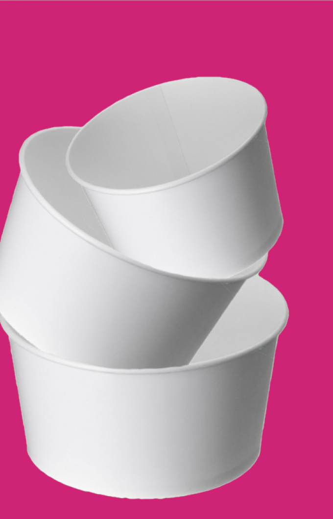 Tubs White Plain Pink Background