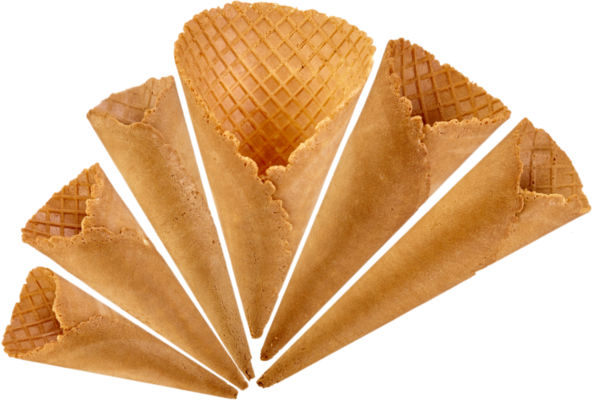 Smoothy waffle cones range fan