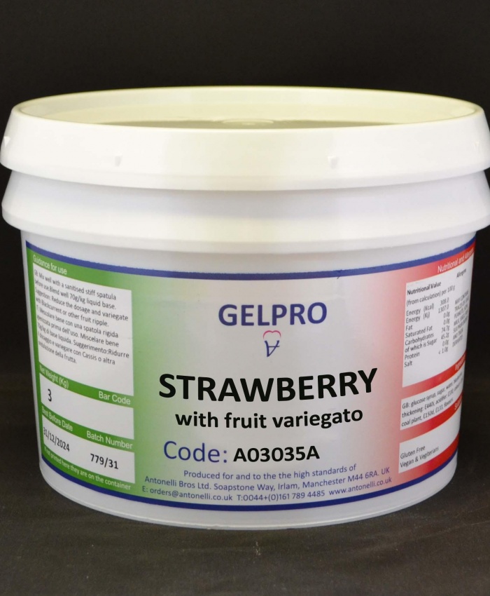 Www Gelpro Strawberry Variegato with fruit