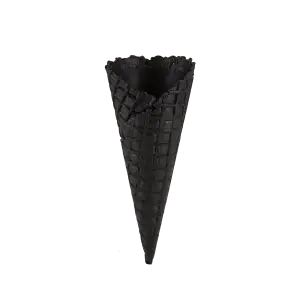 Medium Waffle Black, Triple Waffle Cone, 120/box