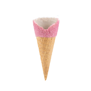 Medium Waffle Cotton Candy, Triple Waffle Cone, 72/box