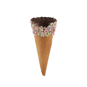 Smoothy® Milano Fun, Double Waffle Cone, 108/box