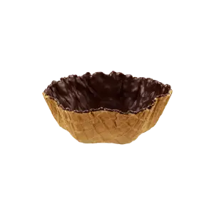 Waffle Goblet Coated, Double Waffle Basket, 60/box