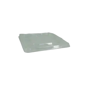 Clear Plastic, Half Napoli pan Flat LID,  336/box