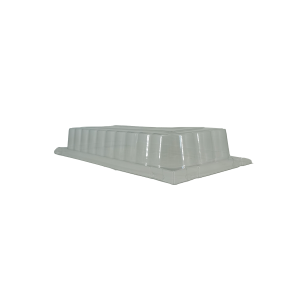 Clear Plastic, Napoli Short Dome Lid, 90/box