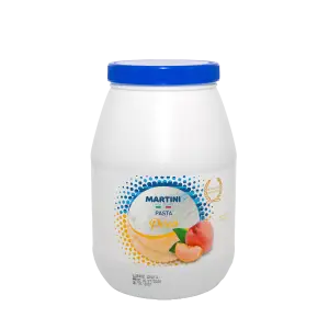 Peach Flavour Ripple with pieces, Pesca Variegato S.P, Martini, 3kg