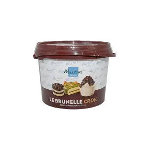 White Chocolate Cream Ripple with Coconut and Wafer Pieces, Brunella Cocowaffello, Martini, 5kg