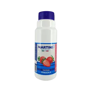 Strawberry Flavour Topping Sauce, Fragola Topping, Martni, 1kg