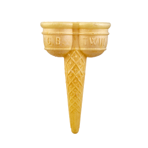 Twin Top, Double Wafer Cone, 180/box