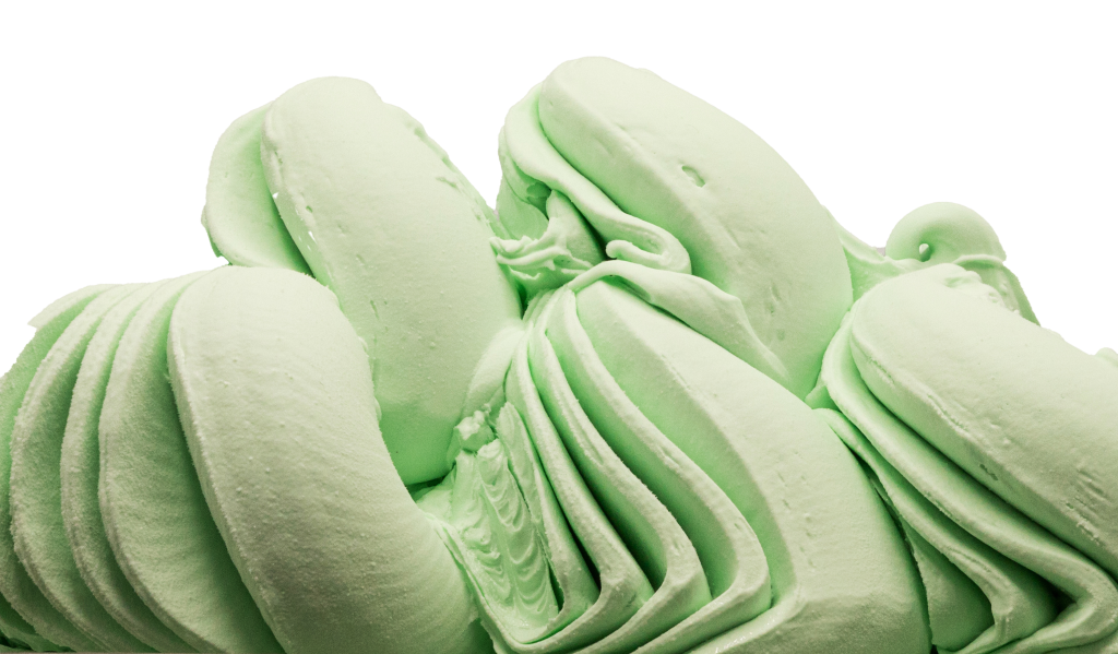 mint green gelato ice cream